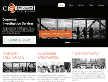 Tablet Screenshot of cisinvestigators.com